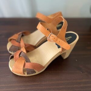 Swedish Hasbeens Clogs Sandals 36